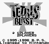 Tetris Blast (USA, Europe) Title Screen